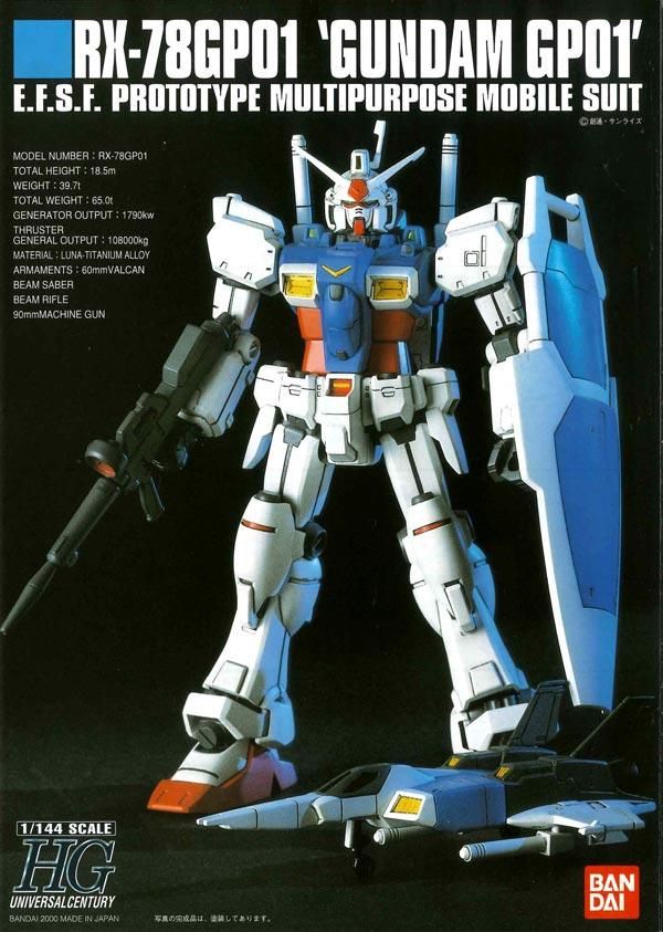 HGUC 1/144 RX-78 GP-01 ガンダム試作1号機 ゼフィランサス 機動 HGUC 1/144 RX-78 GP-01 ガンダム試作1号機 ゼフィランサス 機動