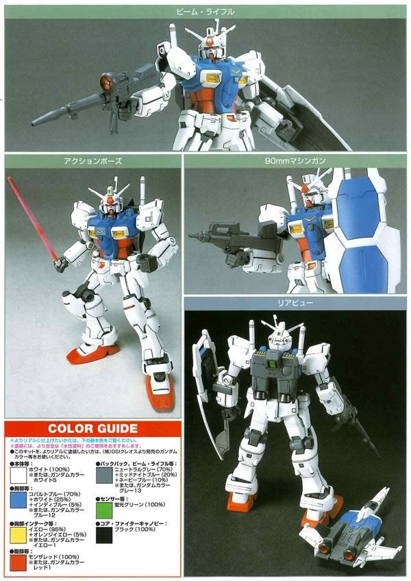 HGUC 1/144 RX-78 GP-01 ガンダム試作1号機 ゼフィランサス 機動