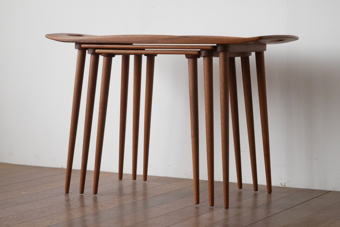 ネストテーブル　北欧　ヴィンテージ ネストテーブル/Jens.H.Quistgaard【2503-0462】 - 北欧家具