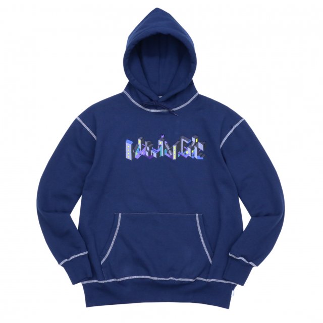 WHIMSY / AME LOGO PULLOVER NAVY
