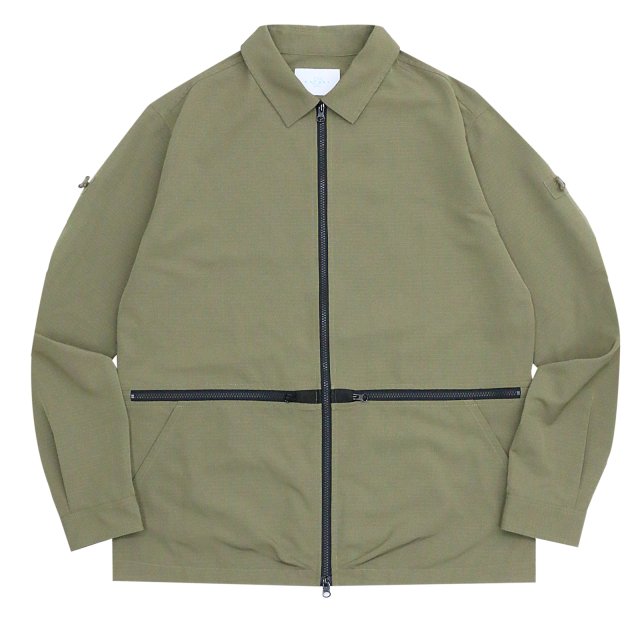 WHIMSY / CROSS ZIP JACKET OLIVE