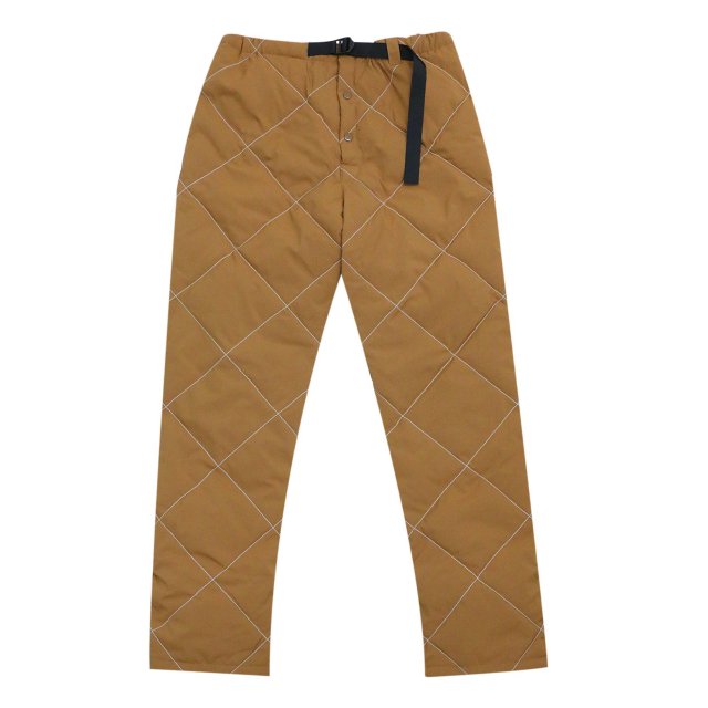 WHIMSY / REFLECTIVE QUILTED DOWN PANTS CAMEL