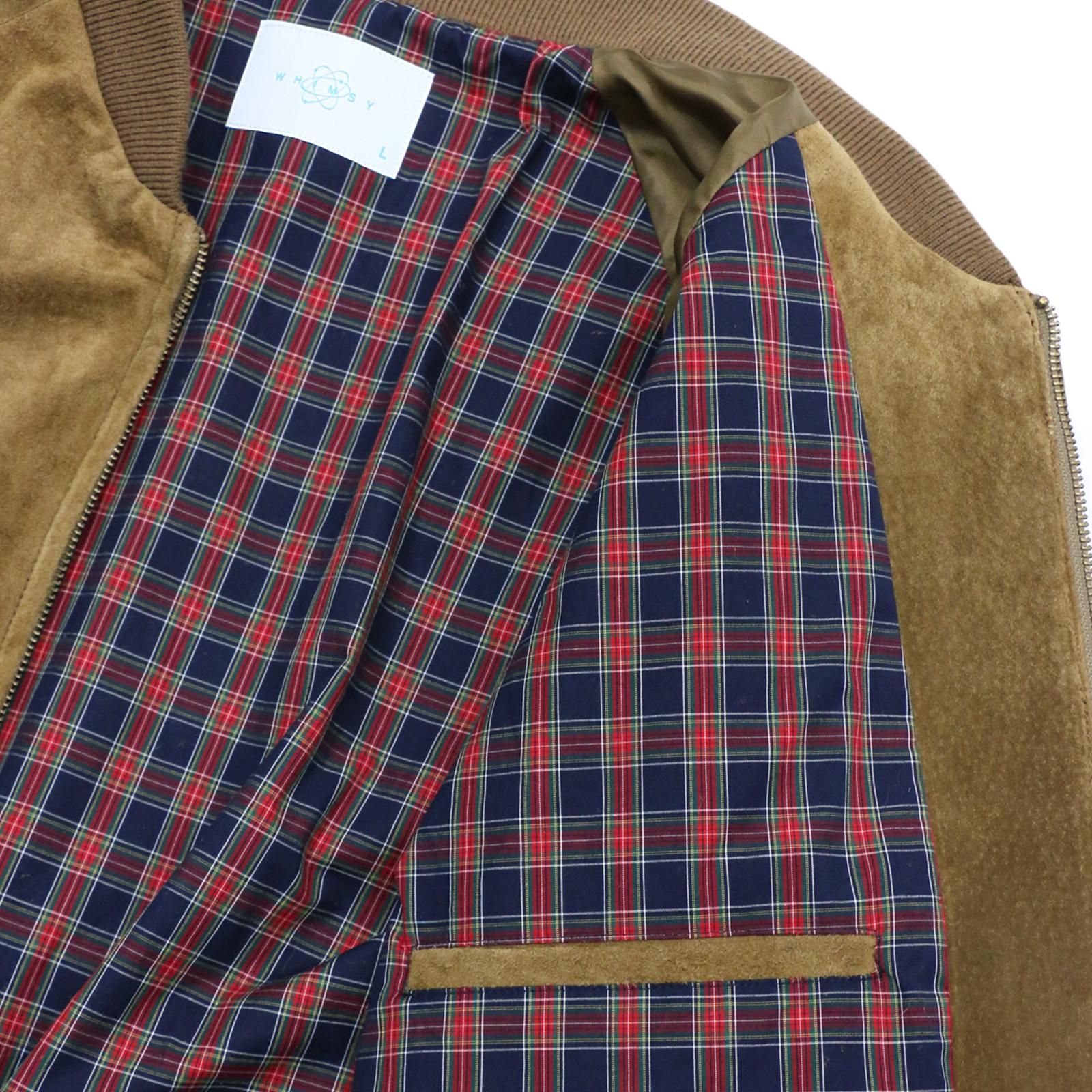 WHIMSY SUEDE BOMBER - L,BLUE | BOTTOM LINE