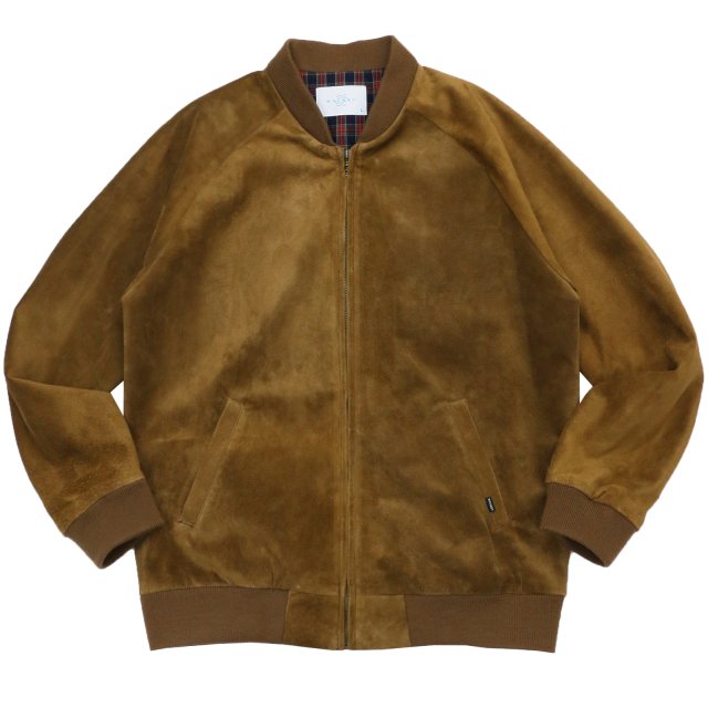 WHIMSY / SUEDE BOMBER JACKET BROWN