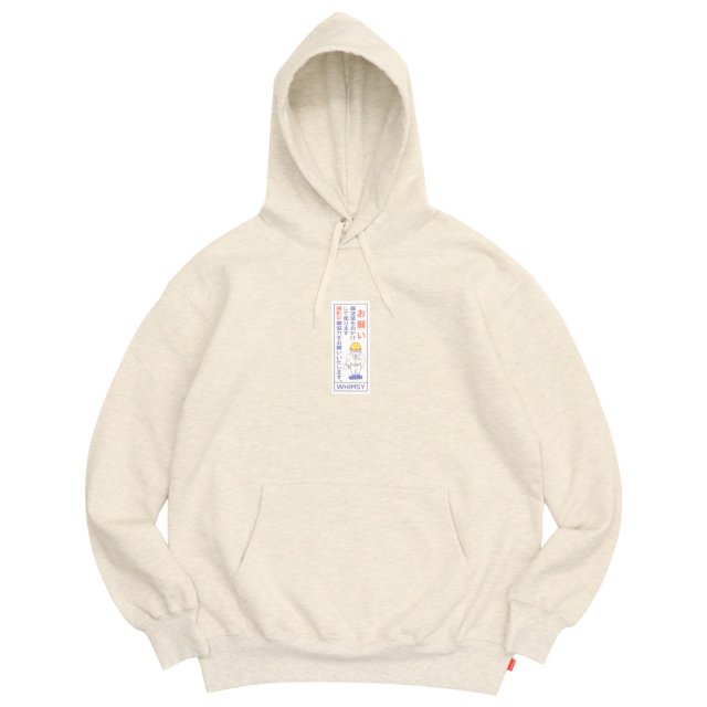 WHIMSY / ONEGAI HOODIE HEATHER GREY