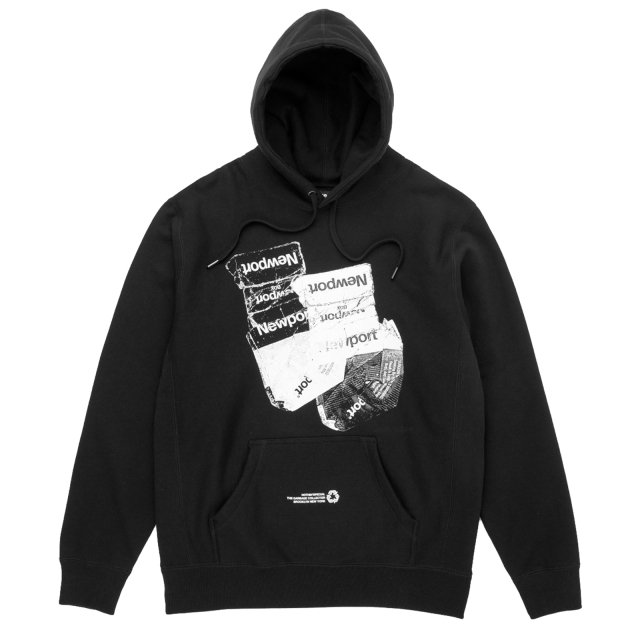 NOTHIN'SPECIAL / NEW PORT HOODY BLACK