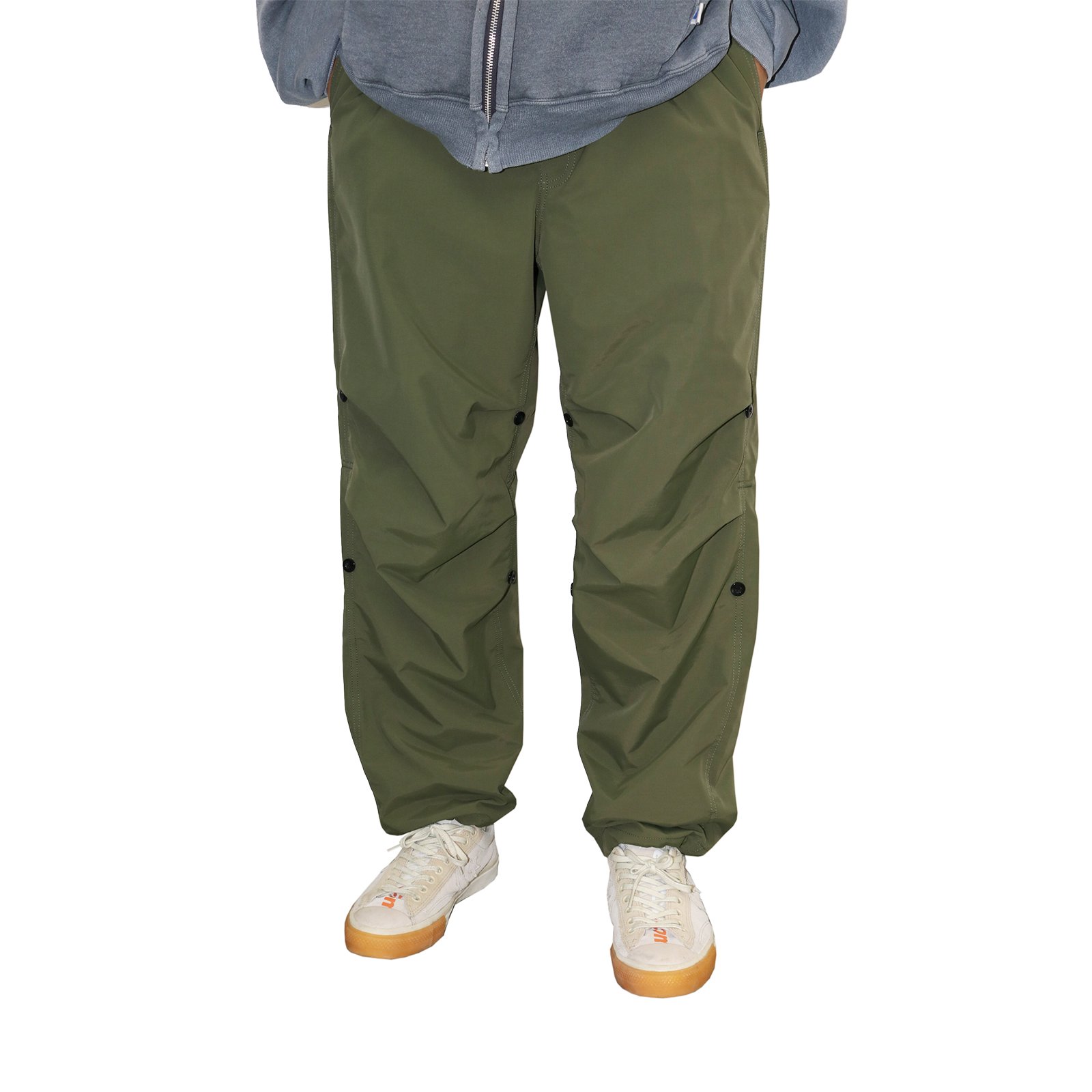 WHIMSY / HEAVY NYLON RIPSTOP UTILITY TRUCK PANT OLIVE   COFLO