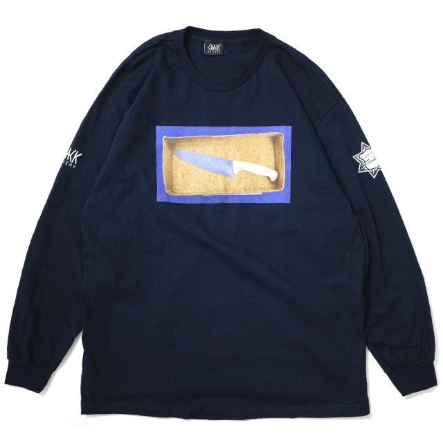 CRACK GALLERY / WHITE KNIFE L/S NAVY