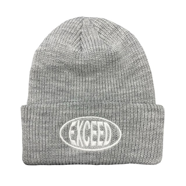 EXCEED / LOGO BEANIE GREY