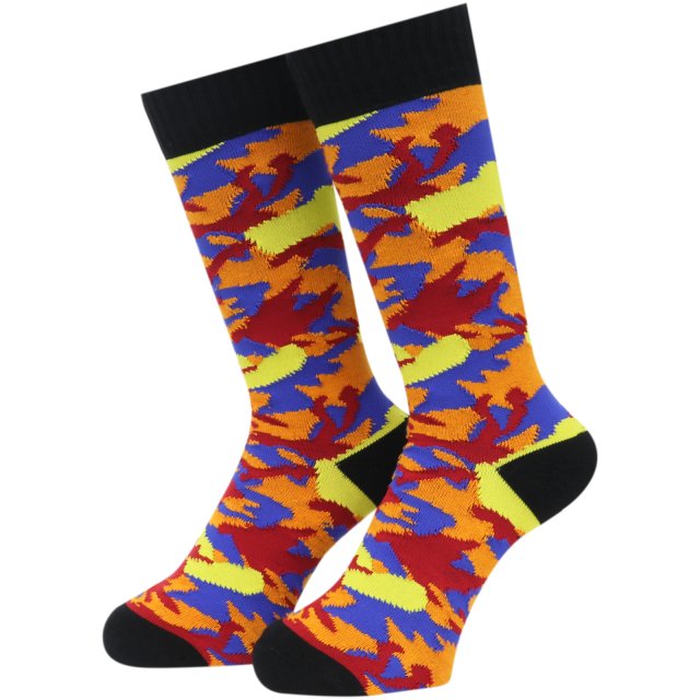 WHIMSY / SOCKS CAMO SOCKS ORNAGE CAMO