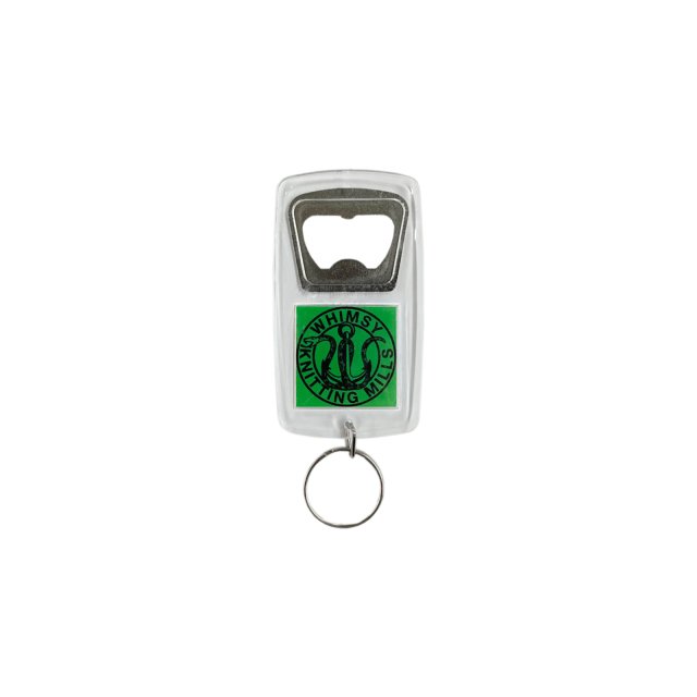 WHIMSY / BOTTOLE OPENER KEYCHAIN GREEN