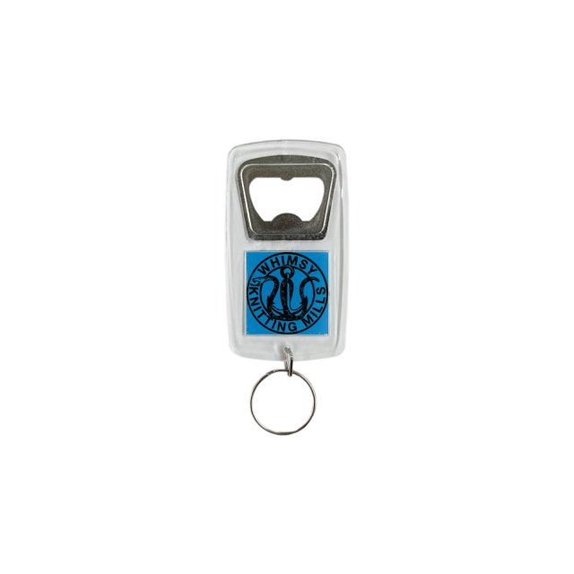 WHIMSY / BOTTOLE OPENER KEYCHAIN BLUE