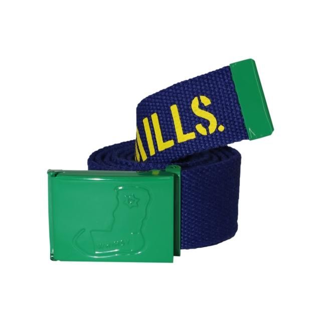 WHIMSY / LOGO GACHA BELT NAVY