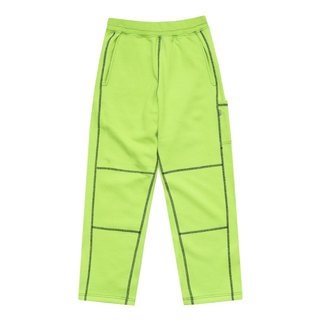 WHIMSY / STICHED SWEAT PANT LIME