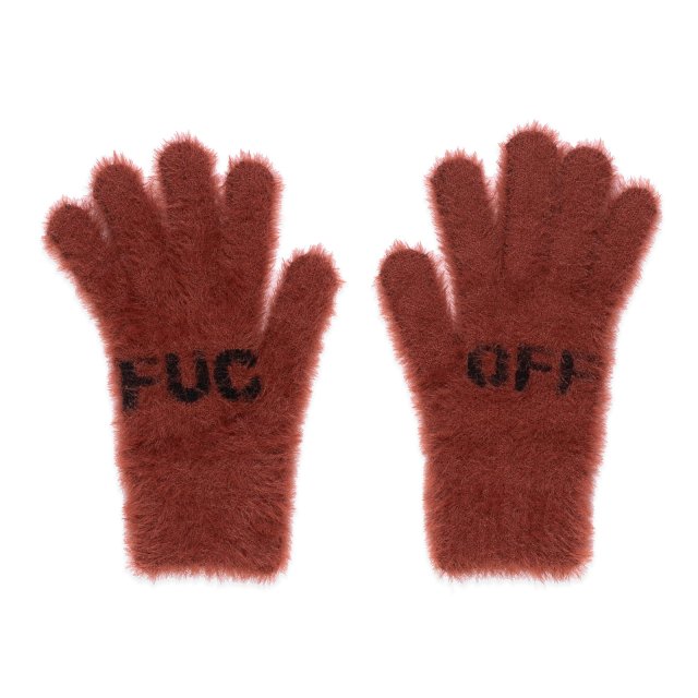 FUC / HAIRY FO GLOVES RED