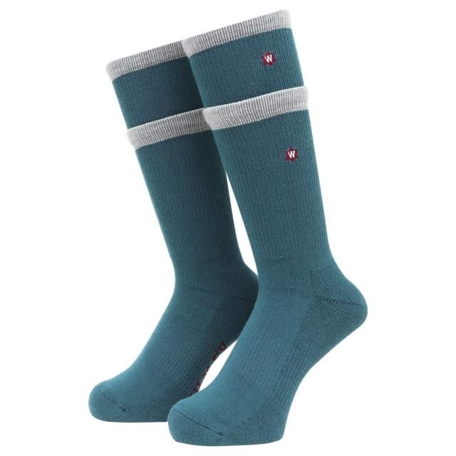 WHIMSY / JOSH SOCKS SLATE BLUE