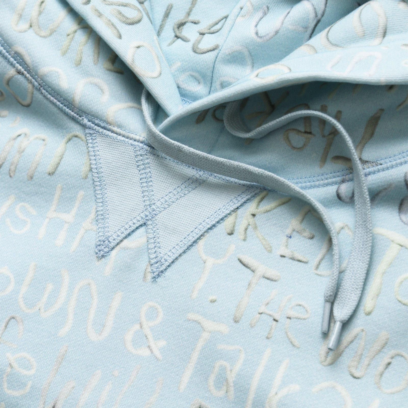 WHIMSY / CLAY LETTER HOODIE SKY BLUE - COFLO