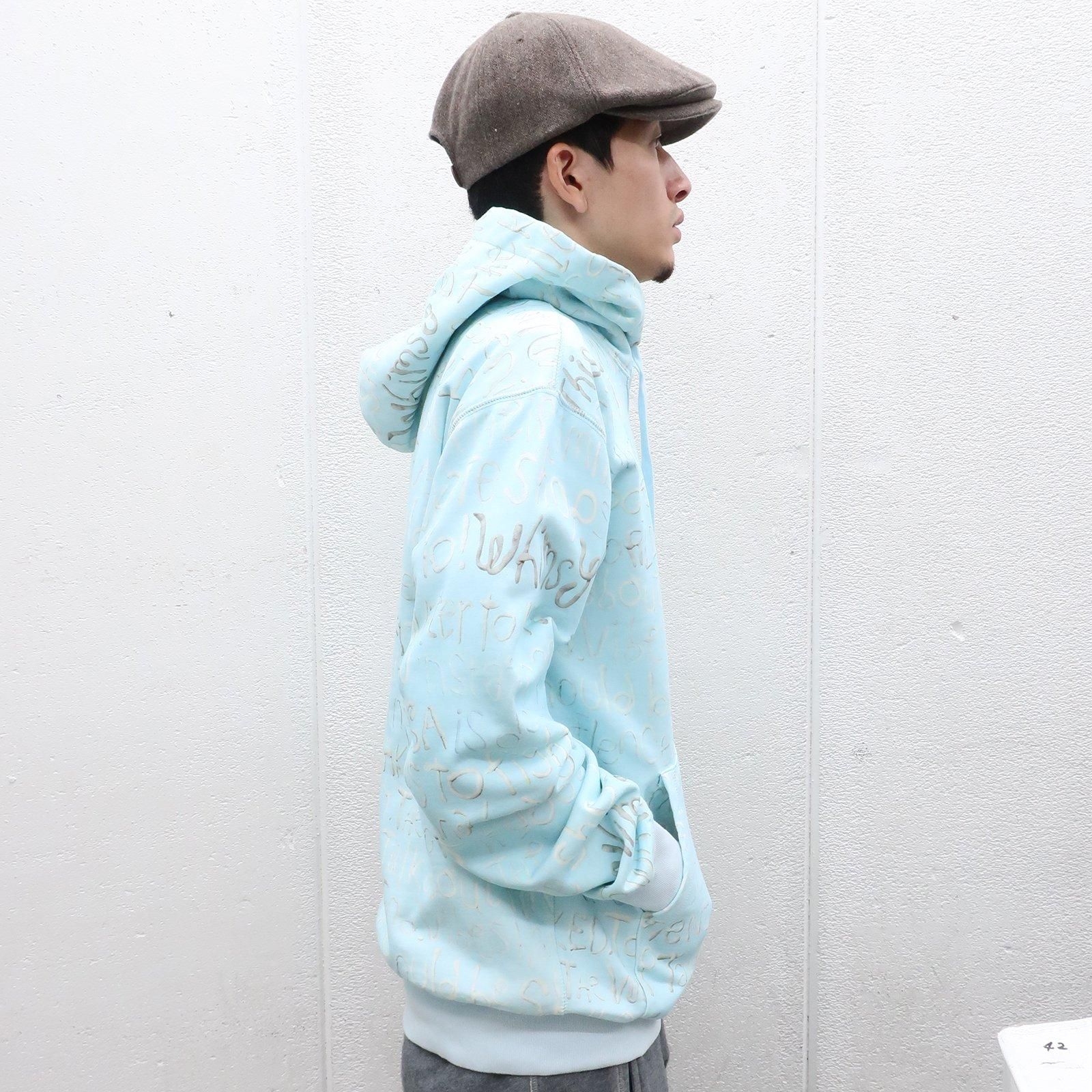 WHIMSY / CLAY LETTER HOODIE SKY BLUE - COFLO WHIMSY / CLAY LETTER HOODIE SKY BLUE - COFLO