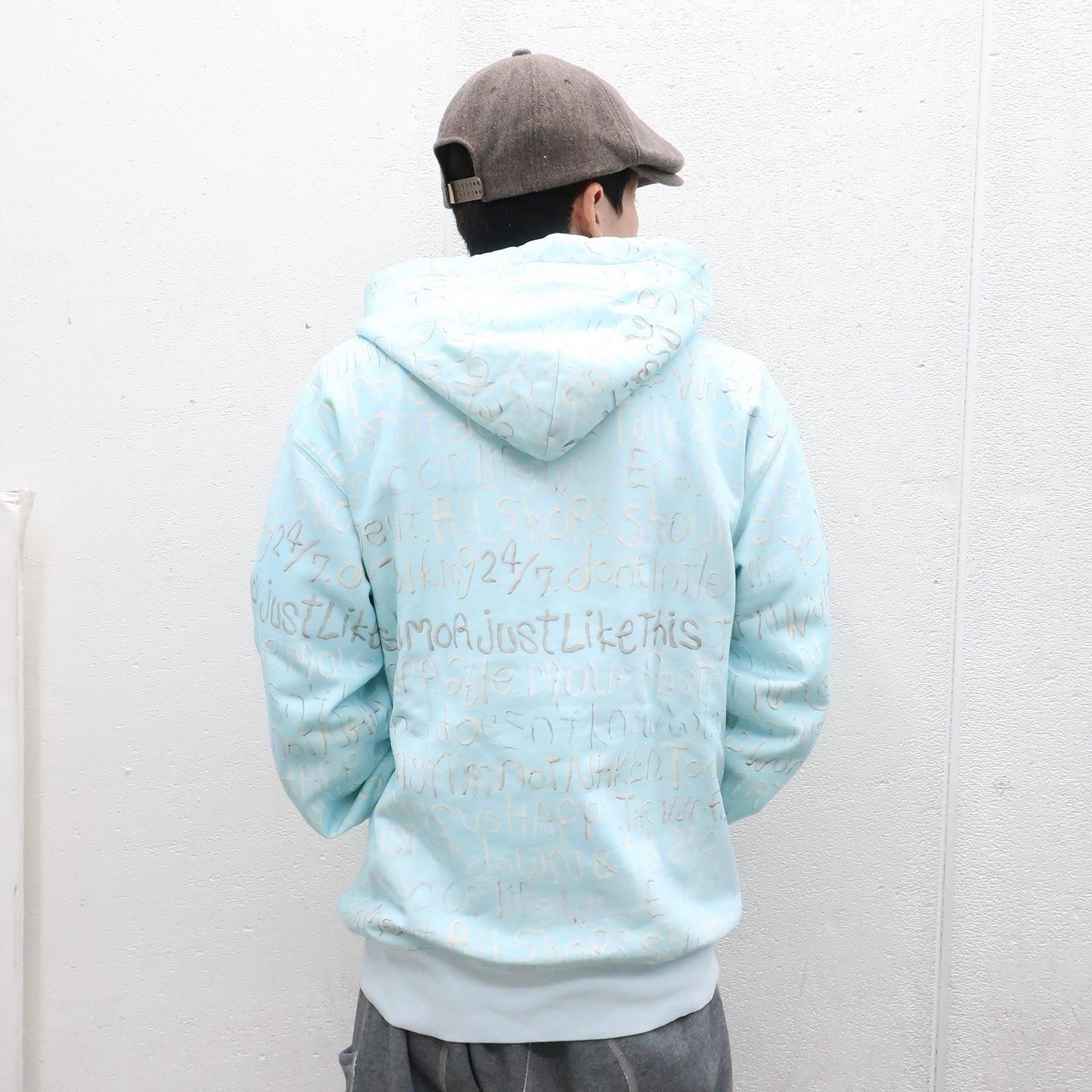 WHIMSY / CLAY LETTER HOODIE SKY BLUE - COFLO WHIMSY / CLAY LETTER HOODIE SKY BLUE - COFLO
