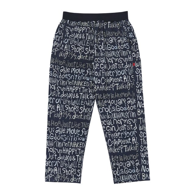 WHIMSY / CLAY LETTER SWEAT PANT NAVY