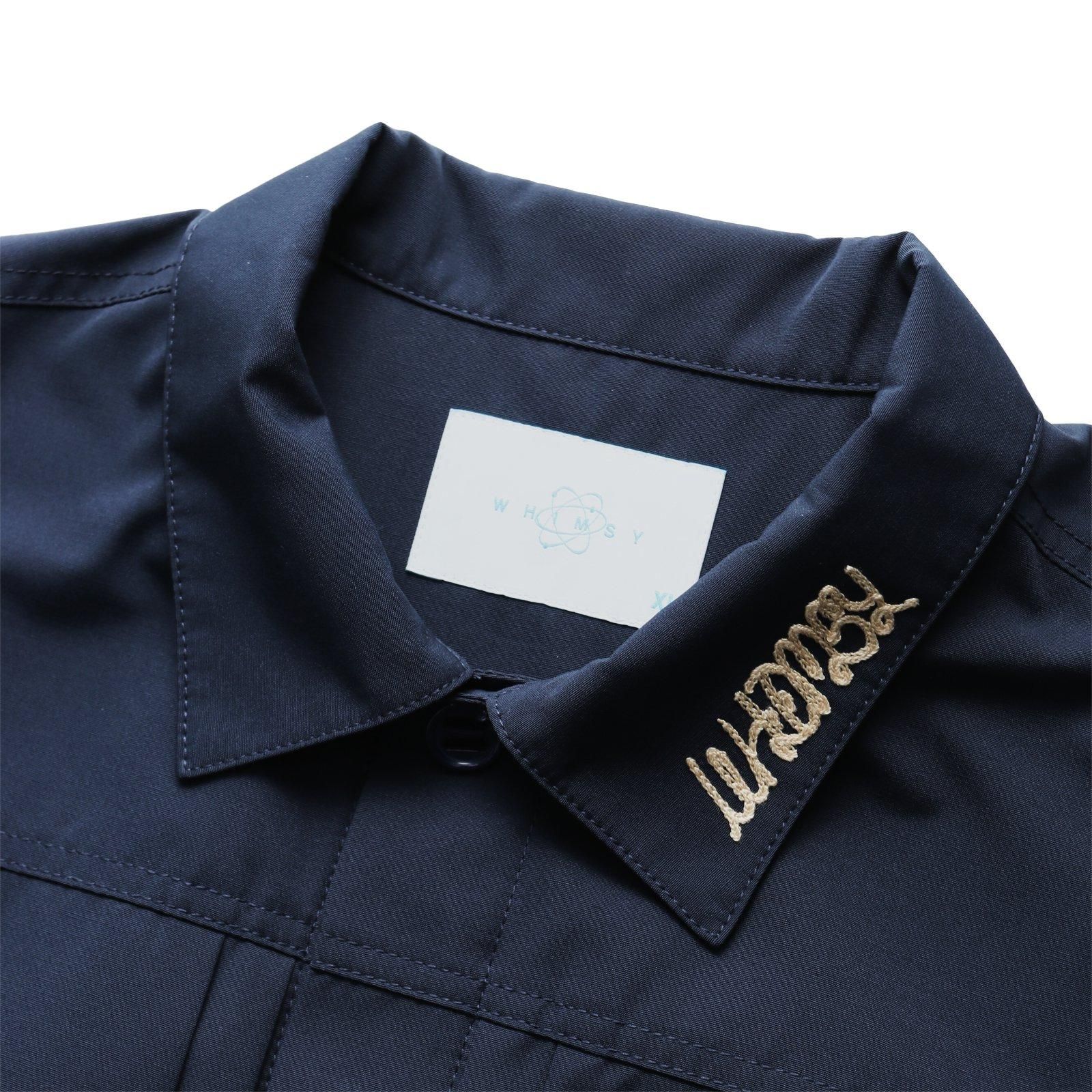 WHIMSY / WATER PROOF TRUCKER JACKET NAVY - COFLO