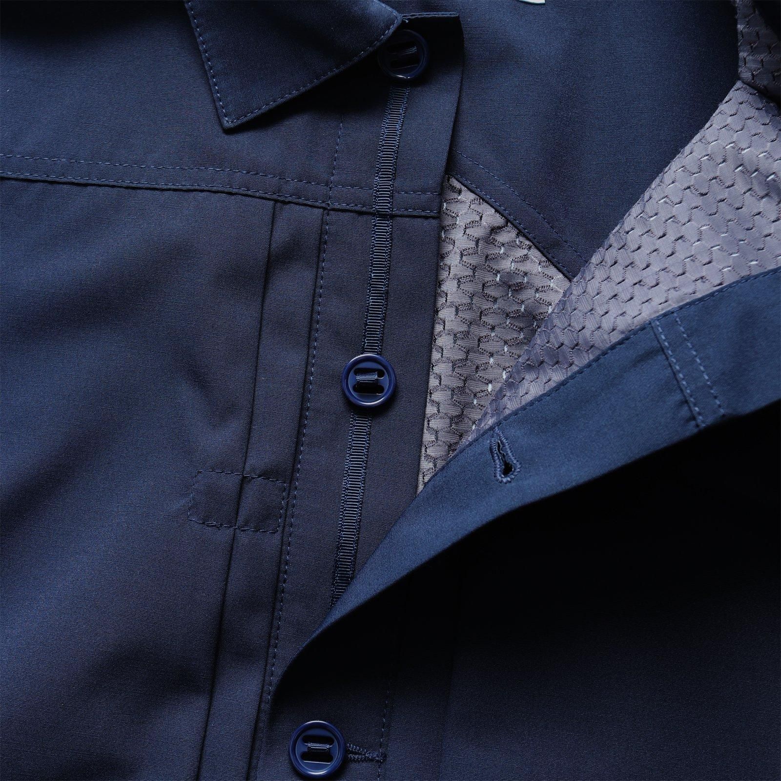 WHIMSY / WATER PROOF TRUCKER JACKET NAVY - COFLO