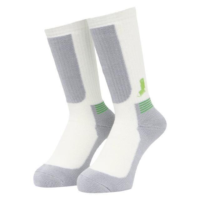WHIMSY / WOOL TRECKER SOCKS WHITE