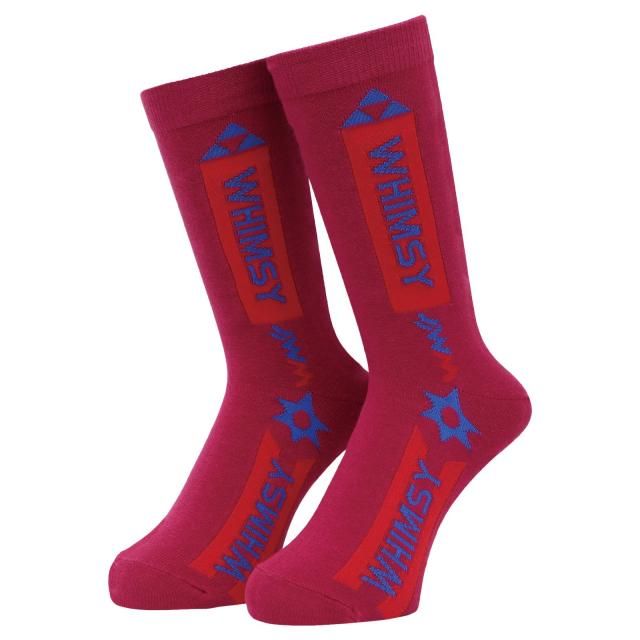 WHIMSY / SNOW TOUR SOCKS CHERRY