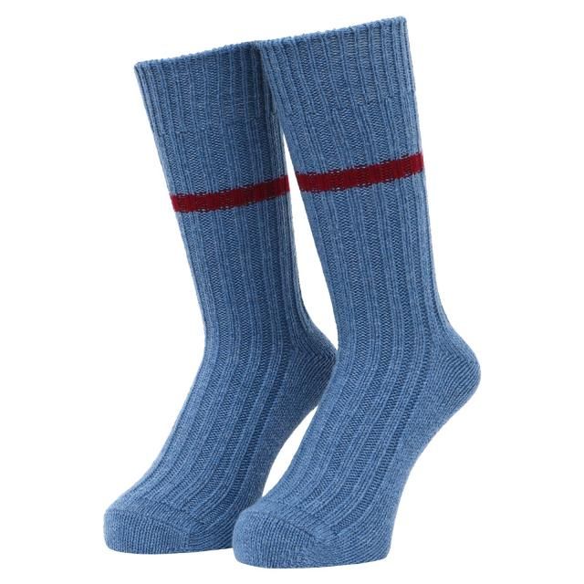 WHIMSY / SKI WOOL SOCKS BLUE