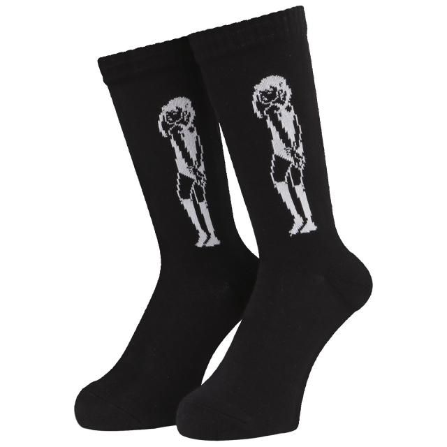 WHIMSY / ABIRU-CHAN SOCKS BLACK