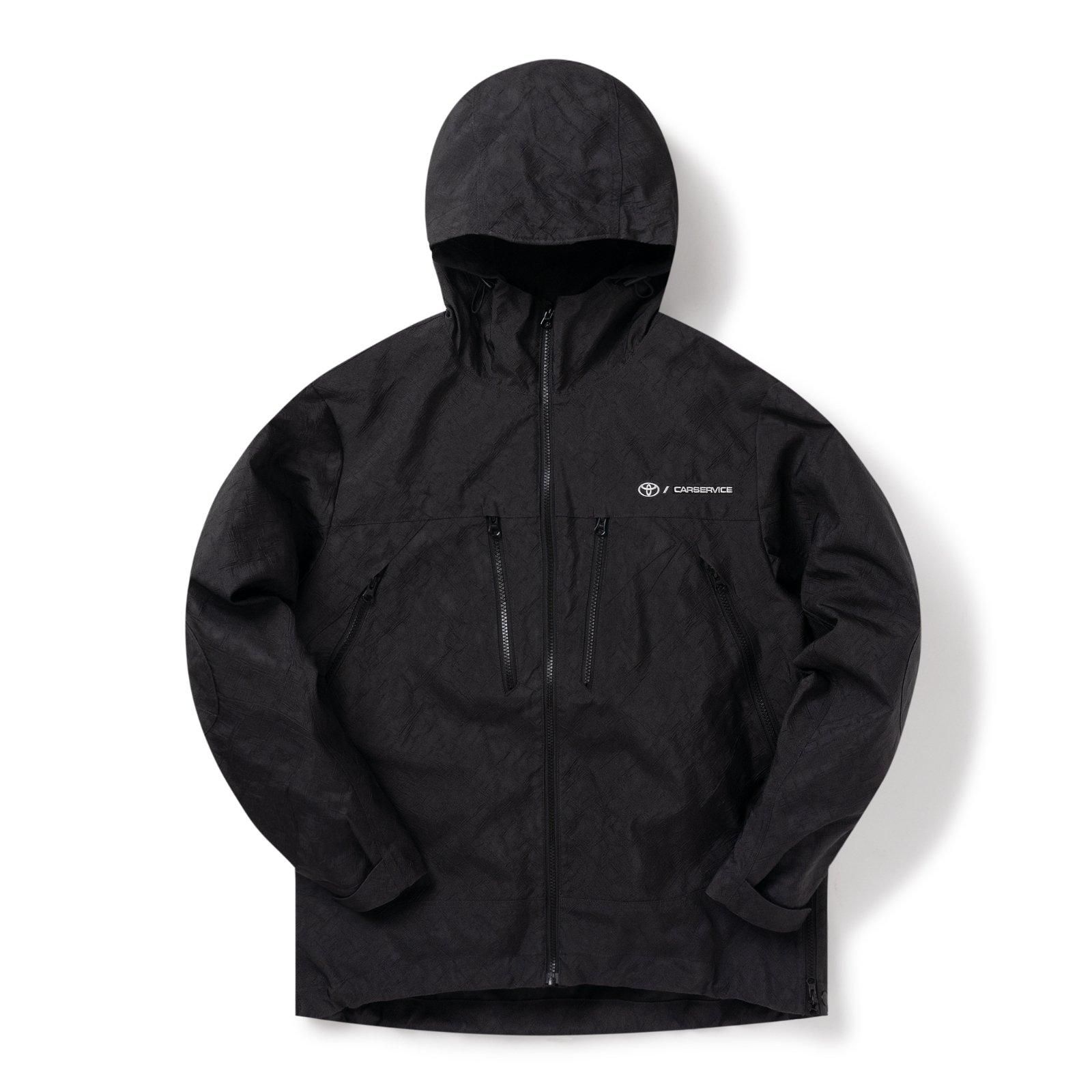 希少 CARSERVICE TOYOTA JKT カーサビ シェルジャケット CARSERVICE / CARSERVICE × TOYOTA AIRBAG TC SHELL JKT BLACK