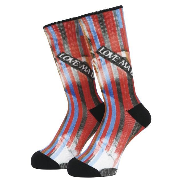 WHIMSY / PRINTED COLLAGE SOCKS 3