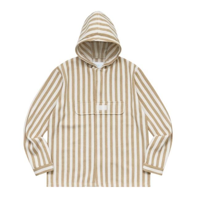 WHIMSY / HOODED APRON SHIRT BEIGE