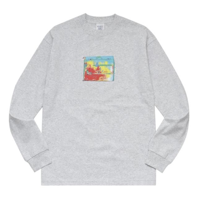 WHIMSY / XRAY L/S TEE HEATHER GREY