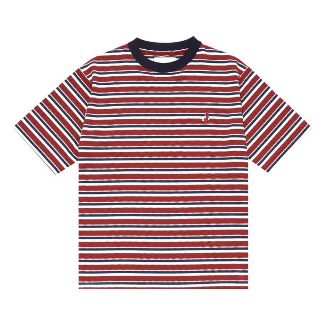 WHIMSY / HONEYCOMB BORDER TEE RED