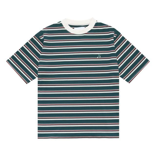 WHIMSY / HONEYCOMB BORDER TEE GREEN