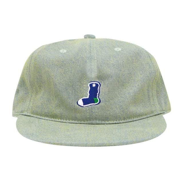 WHIMSY / DENIM SOCKS CLUB HAT YELLOW DENIM