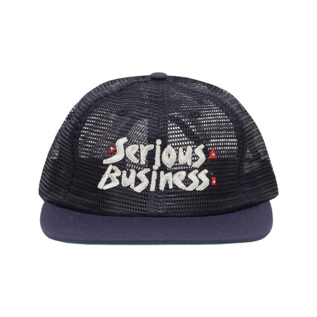 WHIMSY / SERIOUS BUSINESS MESH CAP NAVY