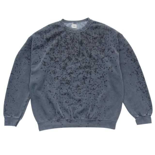 ZEPTEPI / CREWNECK SWEATSHIRTS RAINDROPS GRAY