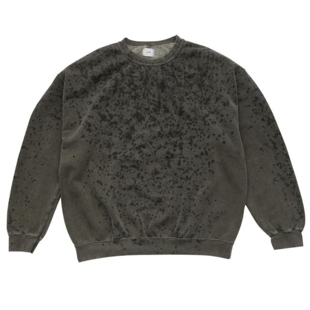 ZEPTEPI / CREWNECK SWEATSHIRTS RAINDROPS OLIVE
