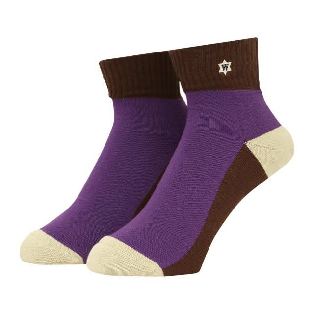 WHIMSY / VERSE SOCKS PURPLE
