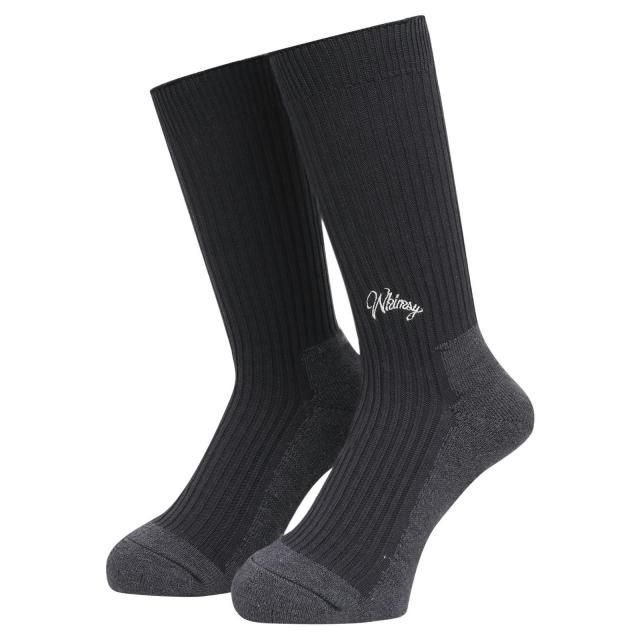 WHIMSY / EMJAY SOCKS CHARCOAL