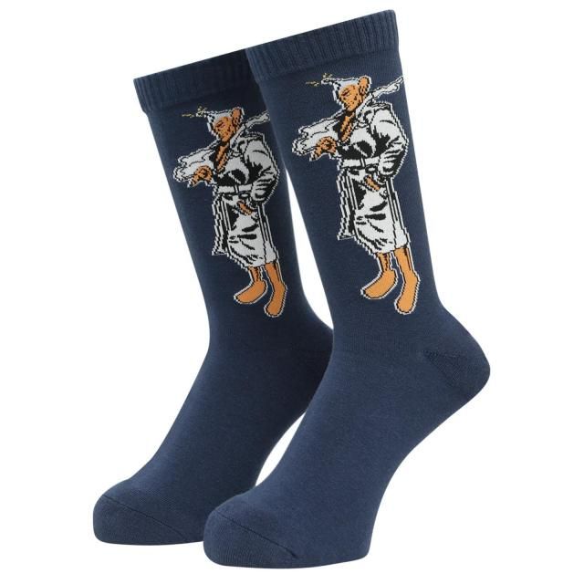 WHIMSY / PEEPO-SAN SOCKS NAVY