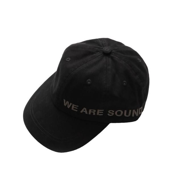 HH BUSH / WE ARE SOUND 6PANEL CAP BLACK  CHARCOAL