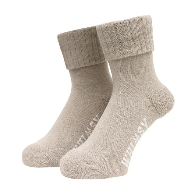 WHIMSY / NICOLE SOCKS GREIGE