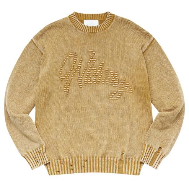 WHIMSY / FADED EMJAY SWEATER CAMEL