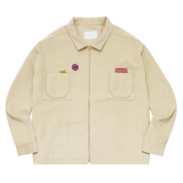 WHIMSY / CORDUROY SHIRT JACKET CREAM