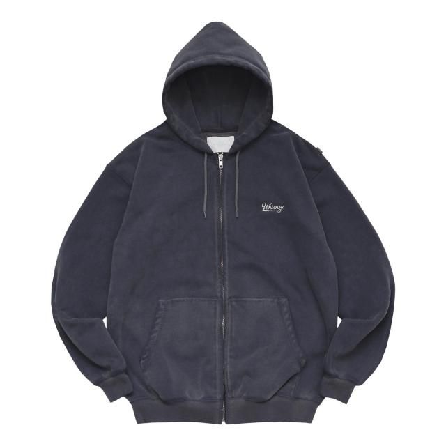 WHIMSY / FADED ZIP-UP HOODIE NAVY