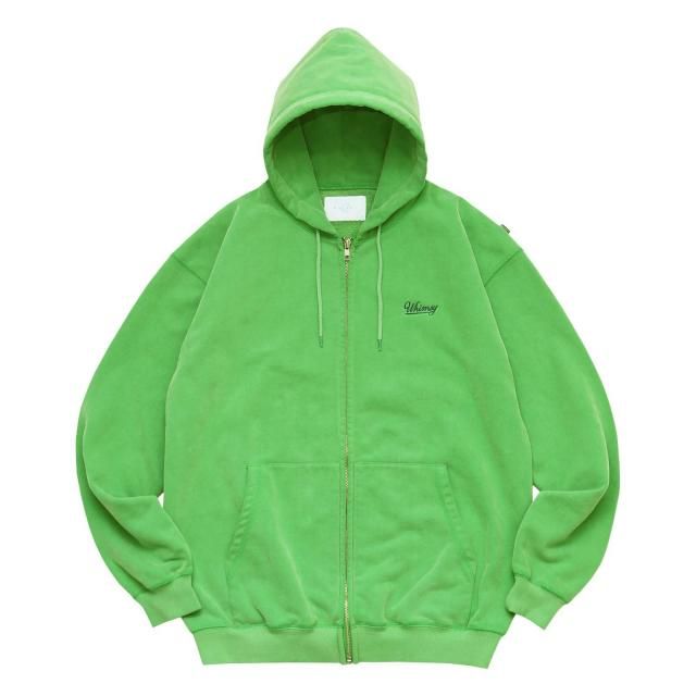 WHIMSY / FADED ZIP-UP HOODIE KELLY