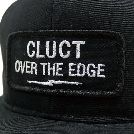 soldout! ◆16冬 / #02295 [OVER THE EDGE SNAPBACK]◆　CLUCT[クラクト]  テーマワッペンキャップ/Black - HOOD